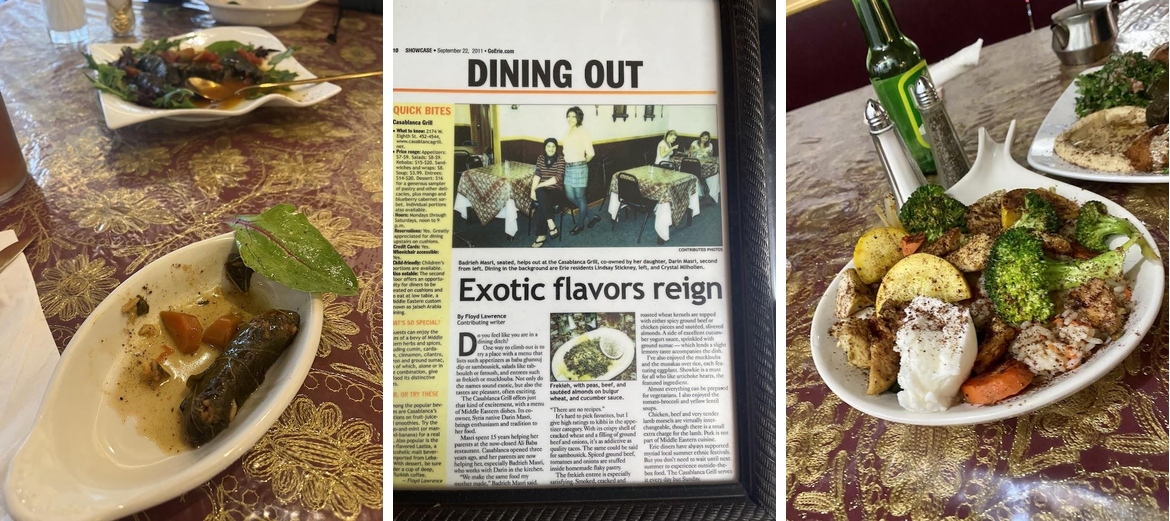 Casablanca Grill Menu